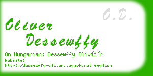 oliver dessewffy business card